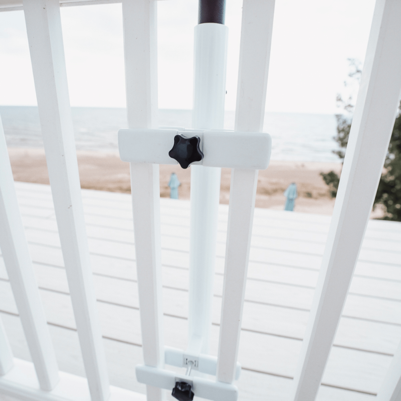 Deck Railing Umbrella Holder
