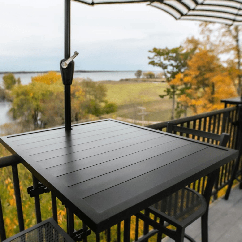 2‑Seat Deck Railing Table