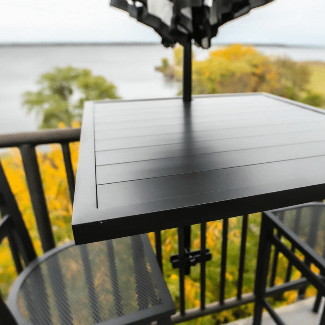 2‑Seat Deck Railing Table