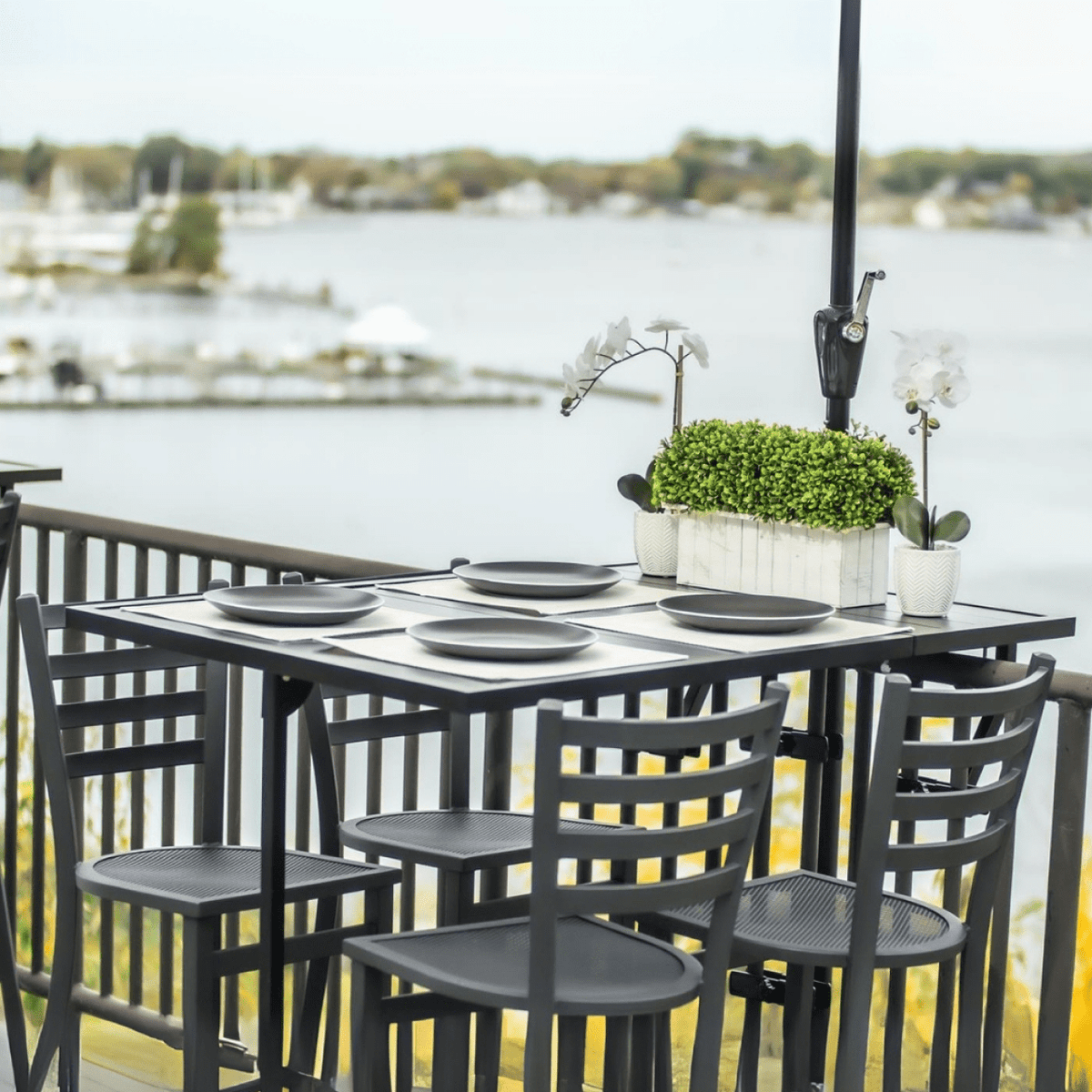 4‑Seat Deck Railing Table