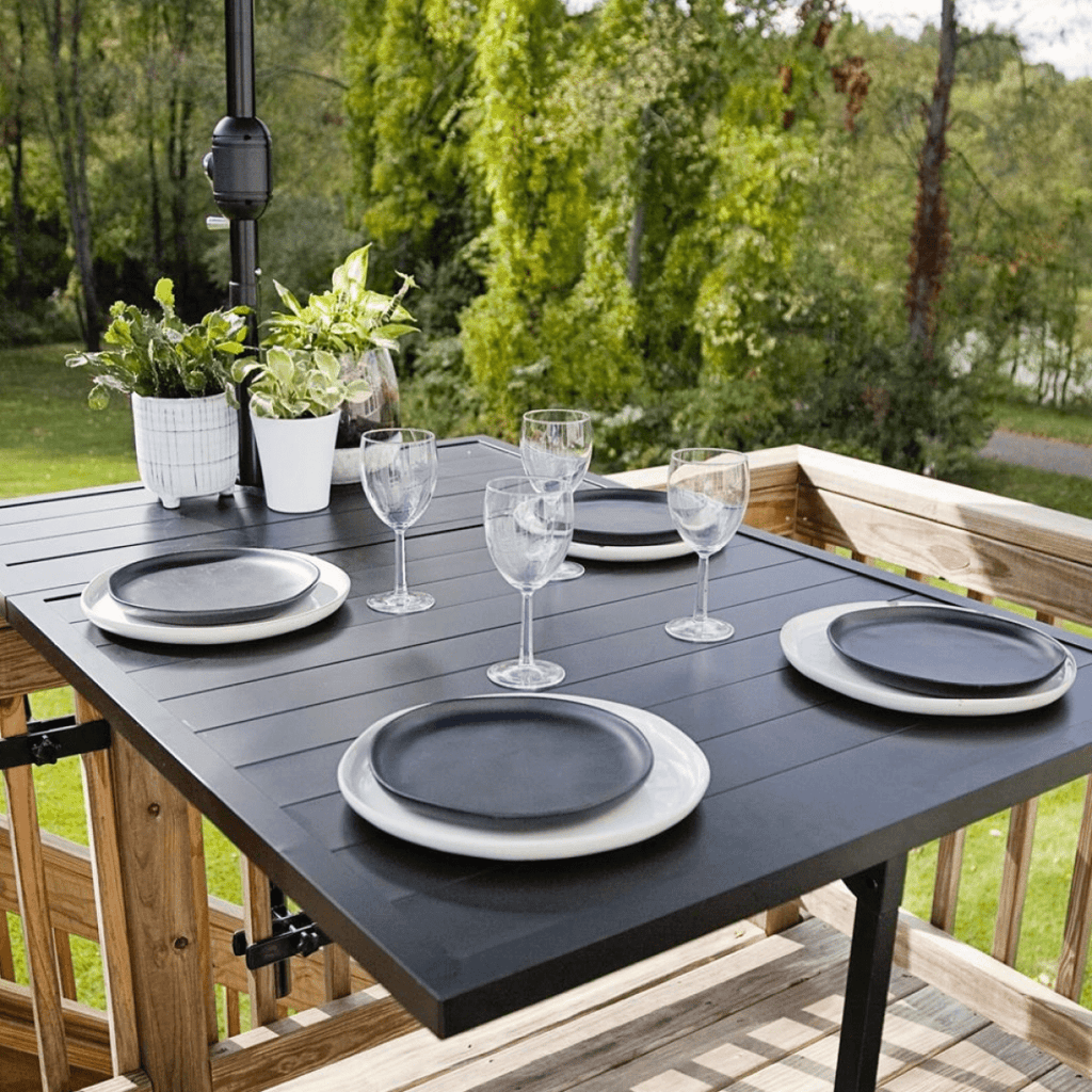 4‑Seat Deck Railing Table