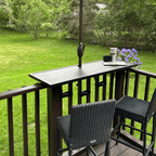 Deck Railing Bar Table