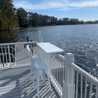 Deck Railing Bar Table