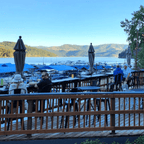 Deck Railing Bar Table