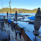 Deck Railing Bar Table