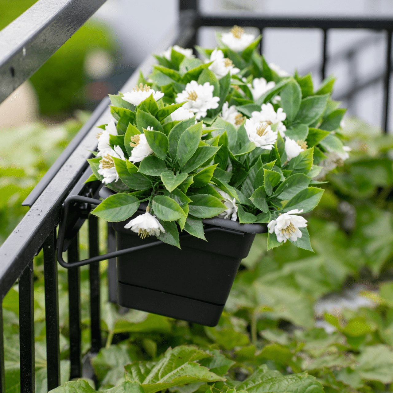 plant pots for deck railing Railing Mounted Planter Box for Deck & Balcony Railings (Set of Two) – Love Your Deck